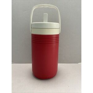 Coleman Personal Half 1/2 Gallon Water Jug Cooler Red & White 5690